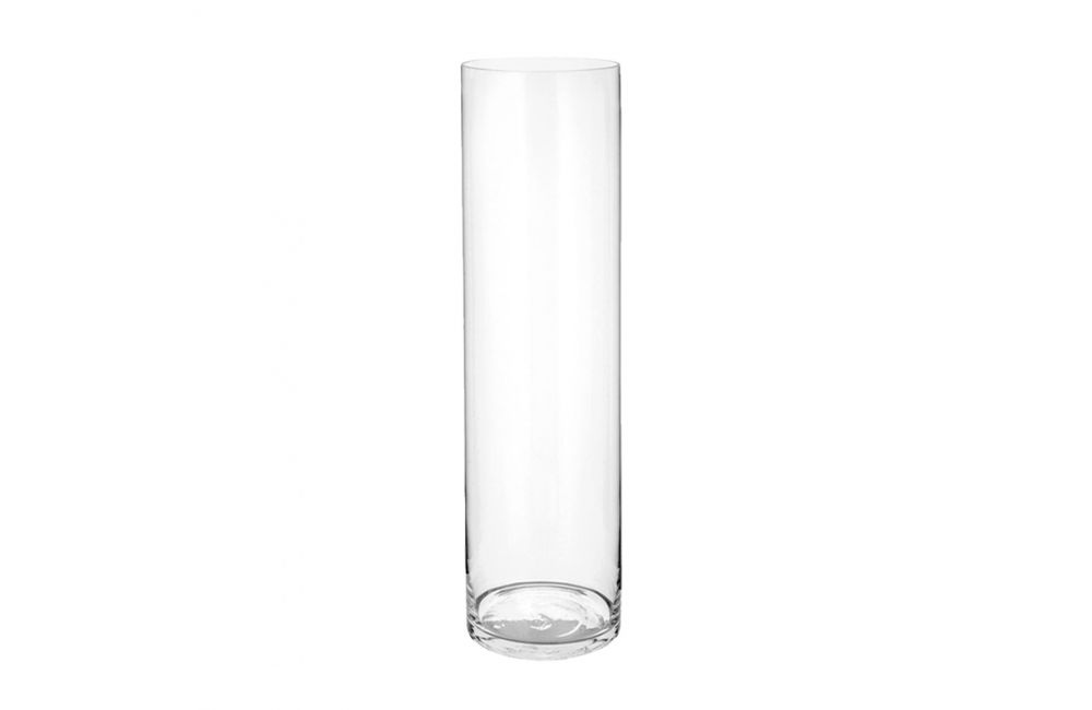 Vase cylindrique en verre H70