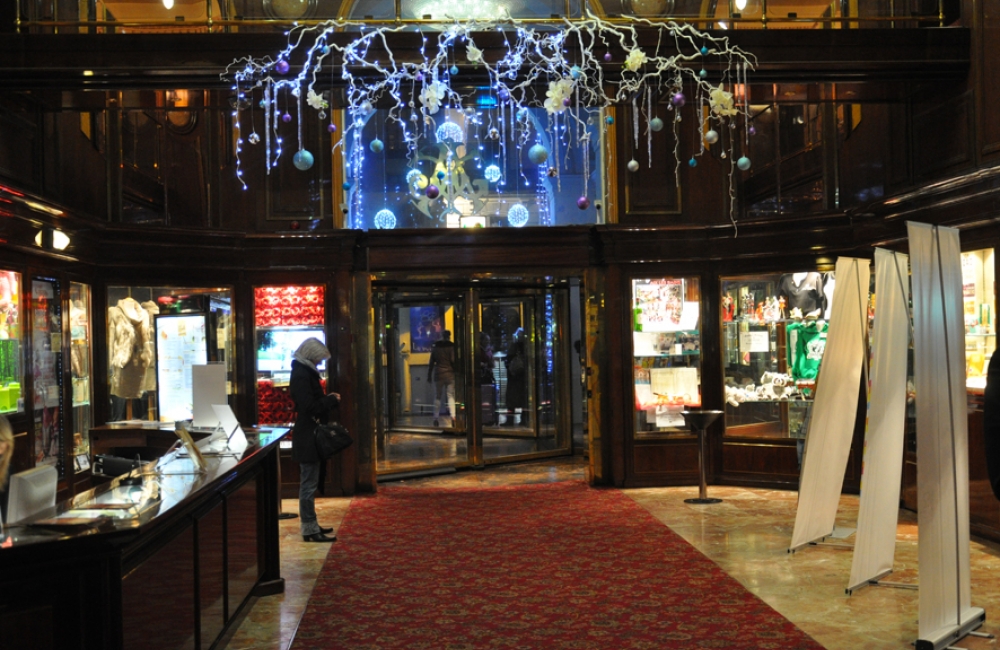 Décoration de Noël au Casino Grand Cercle