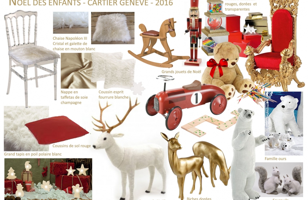 Page d'ambiance Noël pour la boutique Cartier
