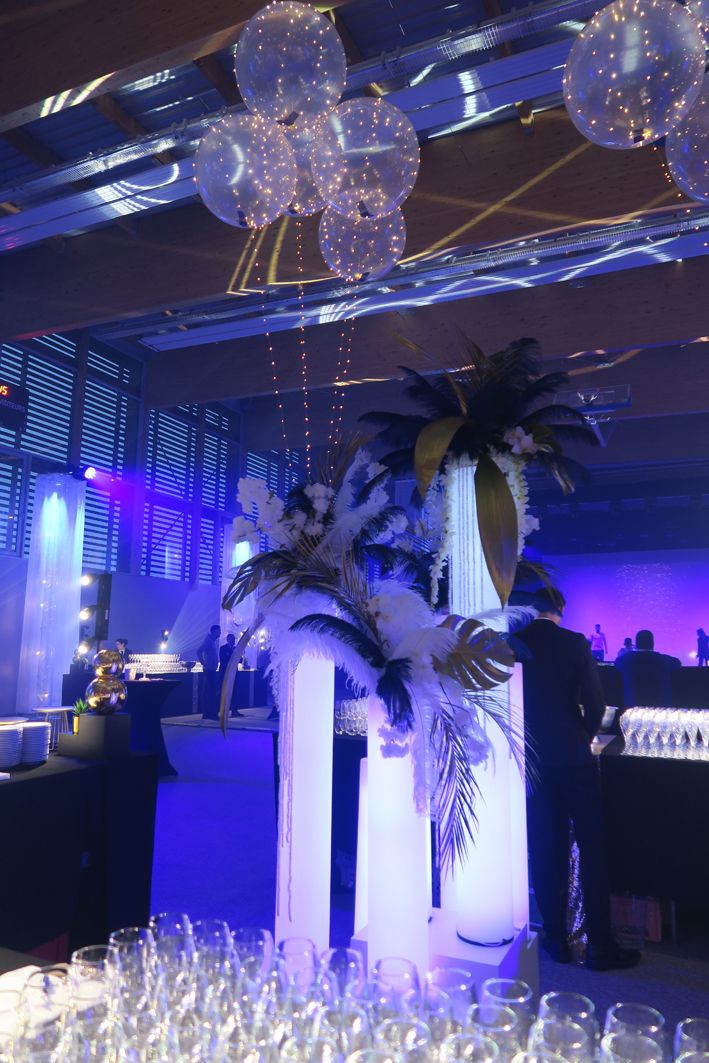 Décoration soirée professionnelle, événement d'entreprise Grenoble ...