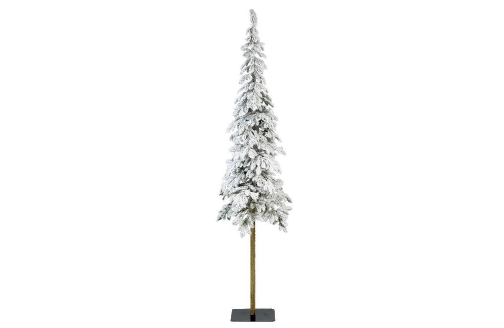 Sapin enneigé sur socle - H 120 cm