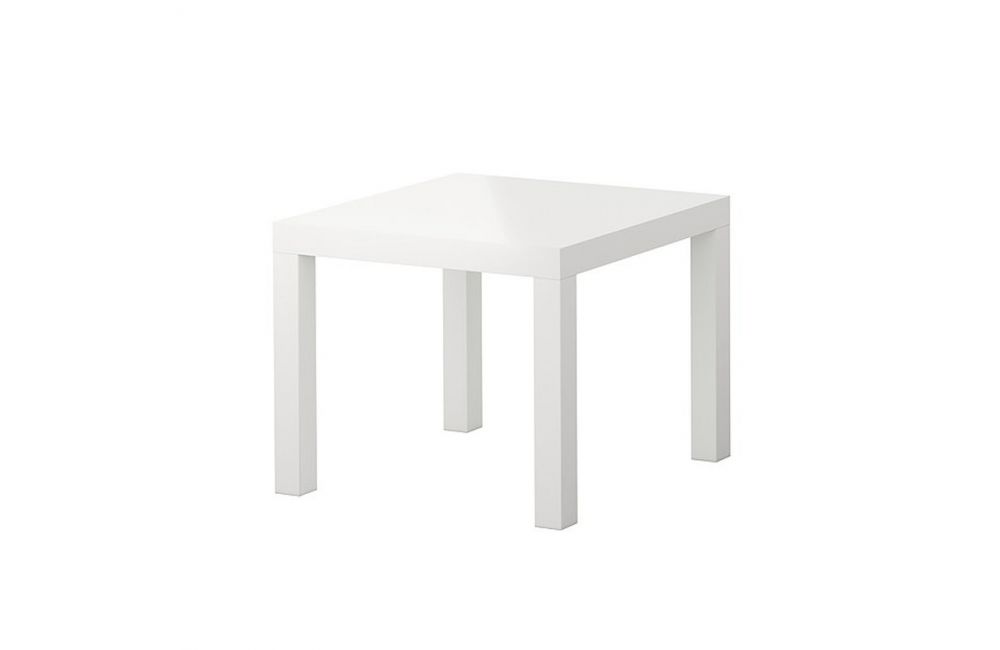 Table basse carrée blanche