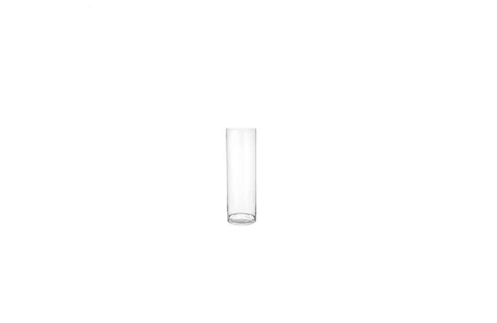 Vase cylindrique en verre H20