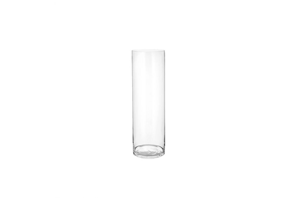 Vase cylindrique en verre H40