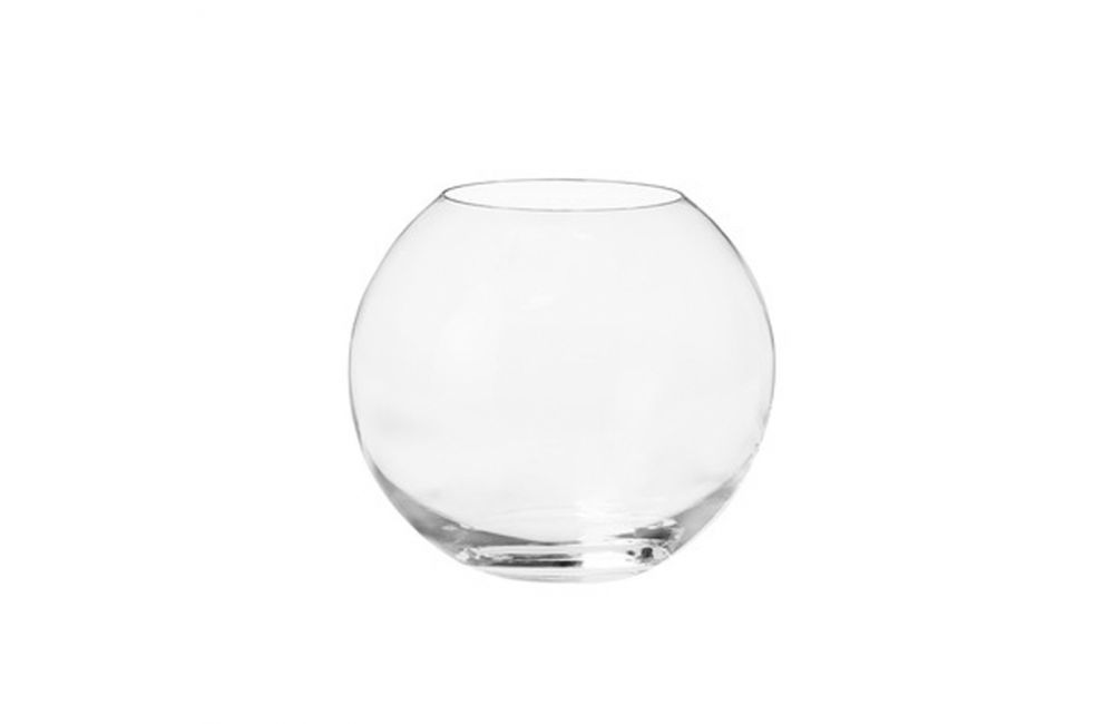 Vase rond en verre Ø14