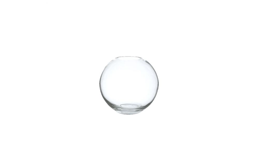 Vase rond en verre