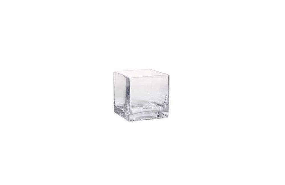 Vase verrine carrée en verre 6cm